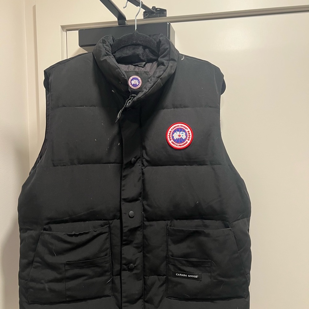 Canada Goose Black Quilted Puffer Vest